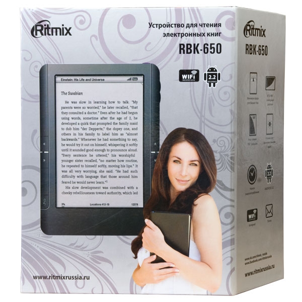 Электронная книга Ritmix RBK-650